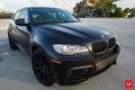 BMW X6 M Matte Black on Vossen Wheels (HF-2) 2019 года